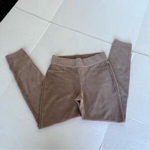 Khakis & Company Women’s Corduroy Leggings in Tan Color 
Size Small